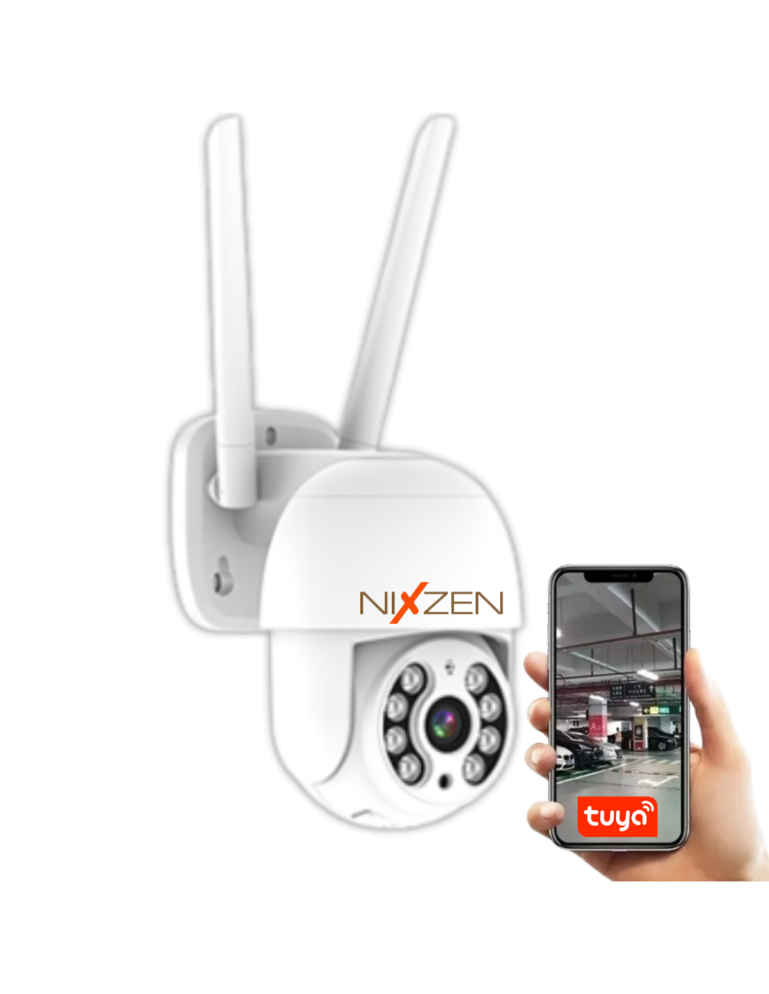 Domo Ip Wifi Pan And Tilt Motorizado 4mpx Autotracking P2p Exterior