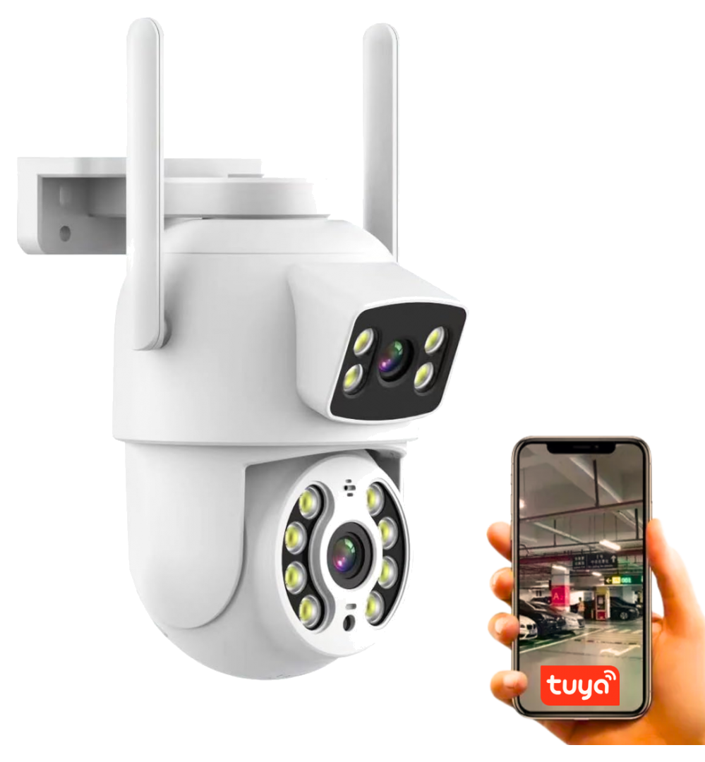 Camara doble IP WiFi Nixzen