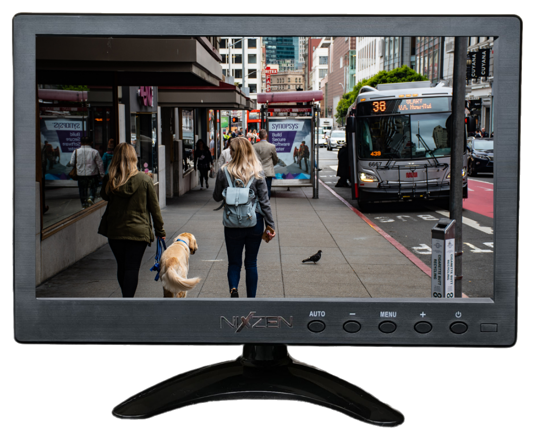 Monitor 10 Tft Lcd Rca Vga Hdmi Parlantes 1024x600