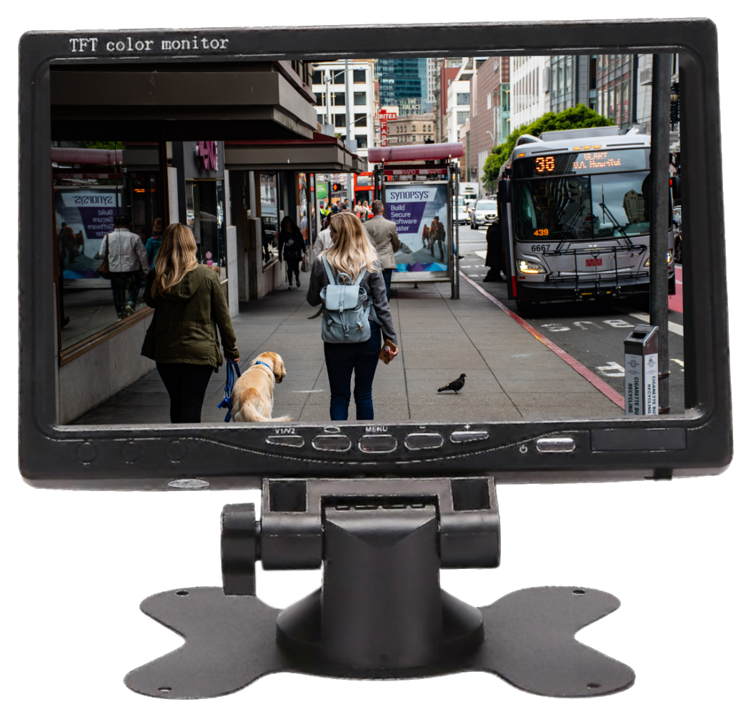 Monitor 7 Tft Lcd Rca Entrada Sd, Parlantes 800x480